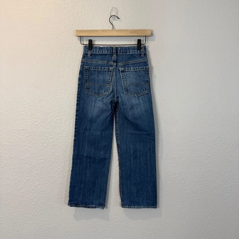 Lot of 2 Old Navy Boy's Size 8 NWT Tan Chino Pants & Blue Straight Leg Jeans